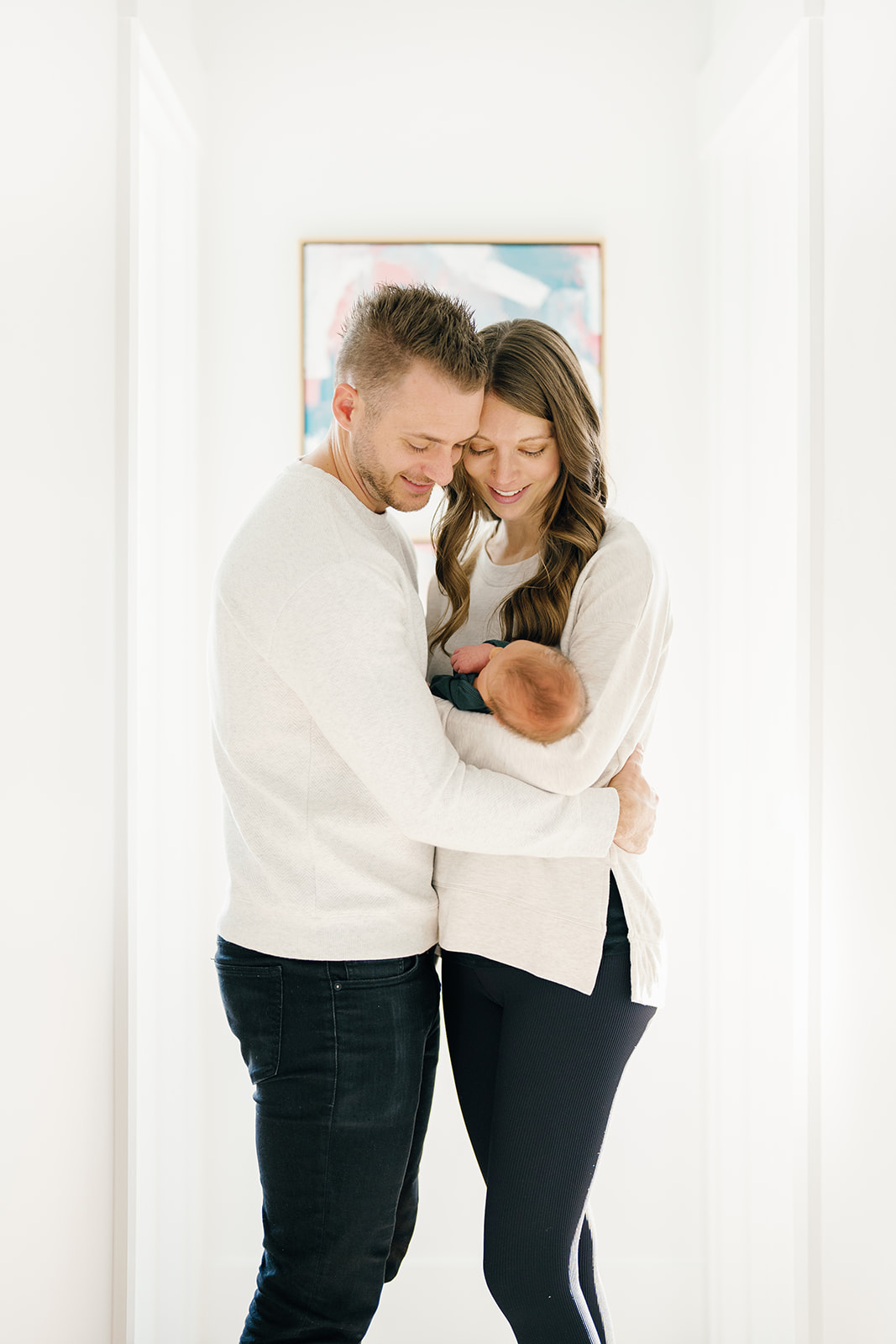 Boise Lifestyle Newborn baby Session in Hall