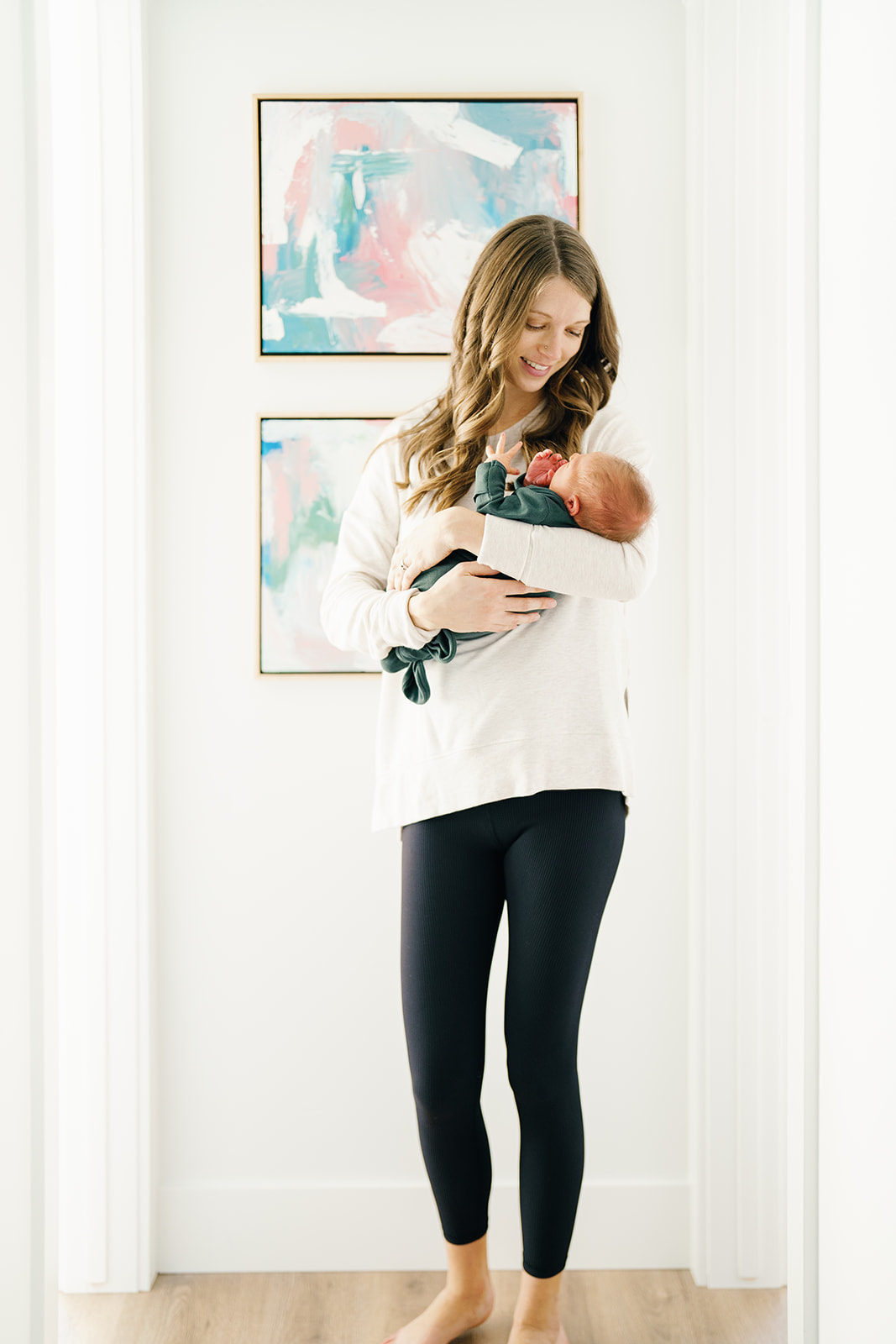 Boise Lifestyle Newborn baby Session in Hall