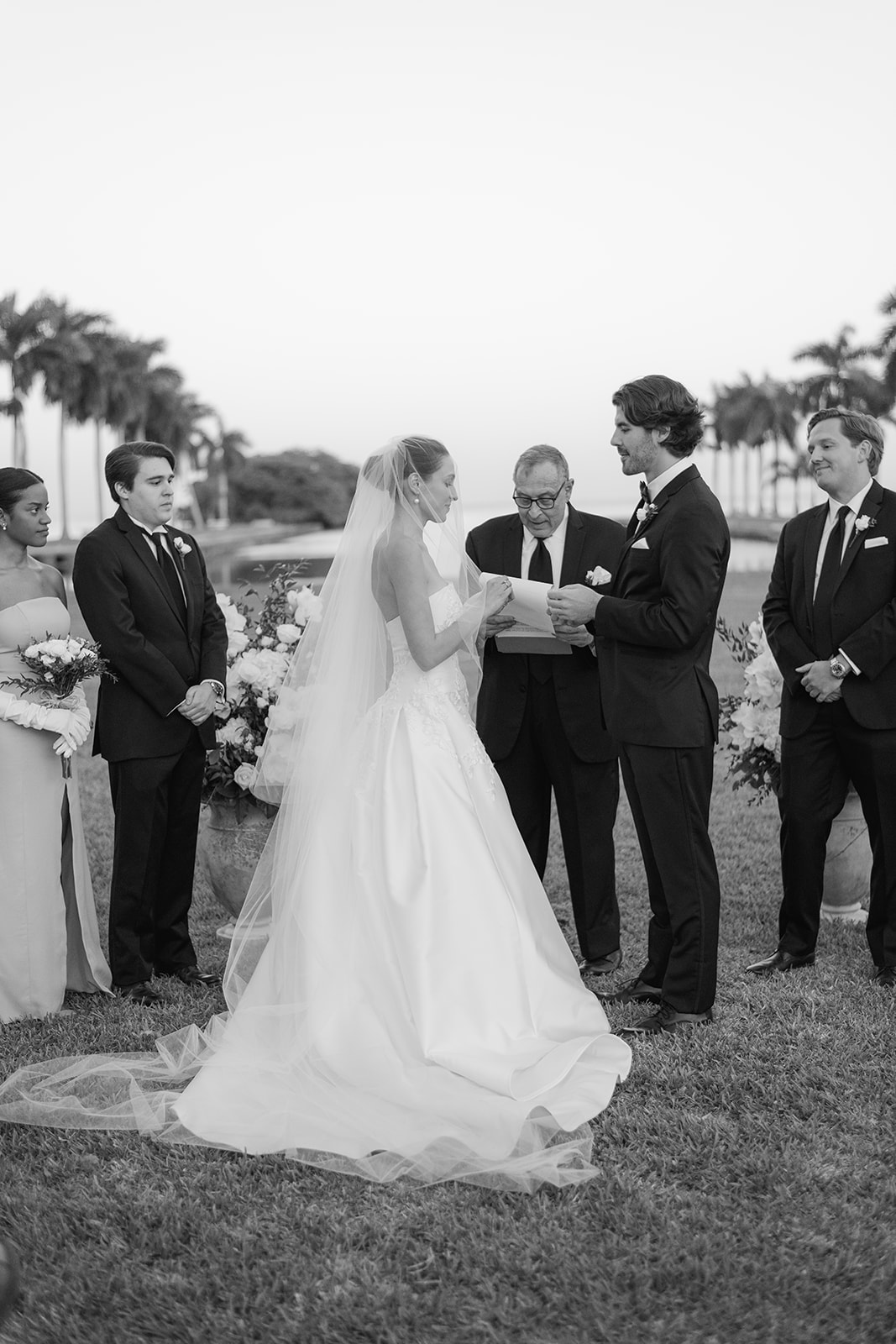 Miami Florida's top wedding photographer at Bales & Shelby's perfect wedding day
