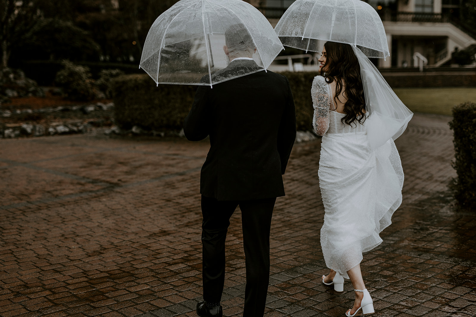 Rainy Wedding Photography Vancouver BC