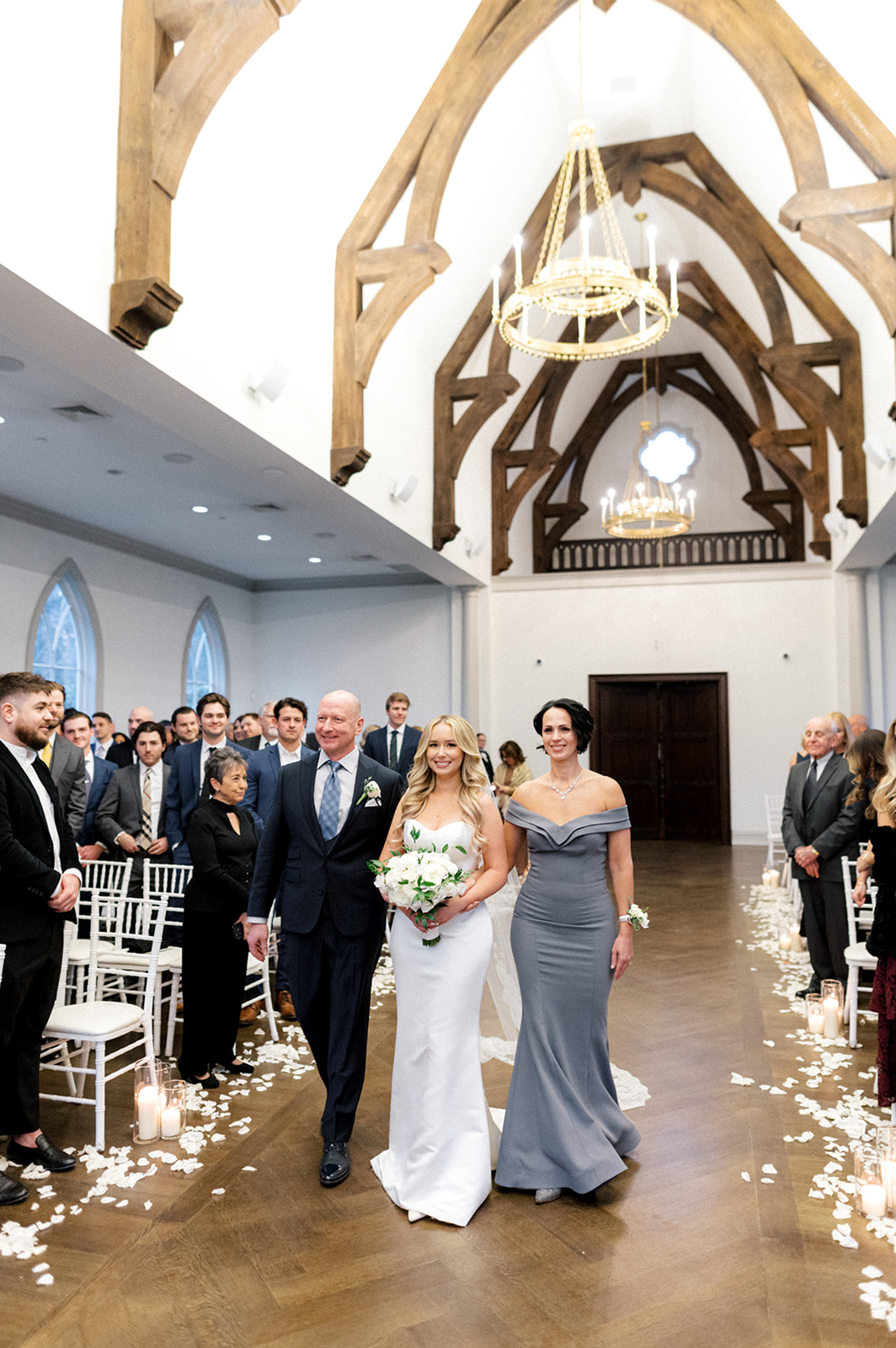 Wedding ceremony at Park Chateau chapel