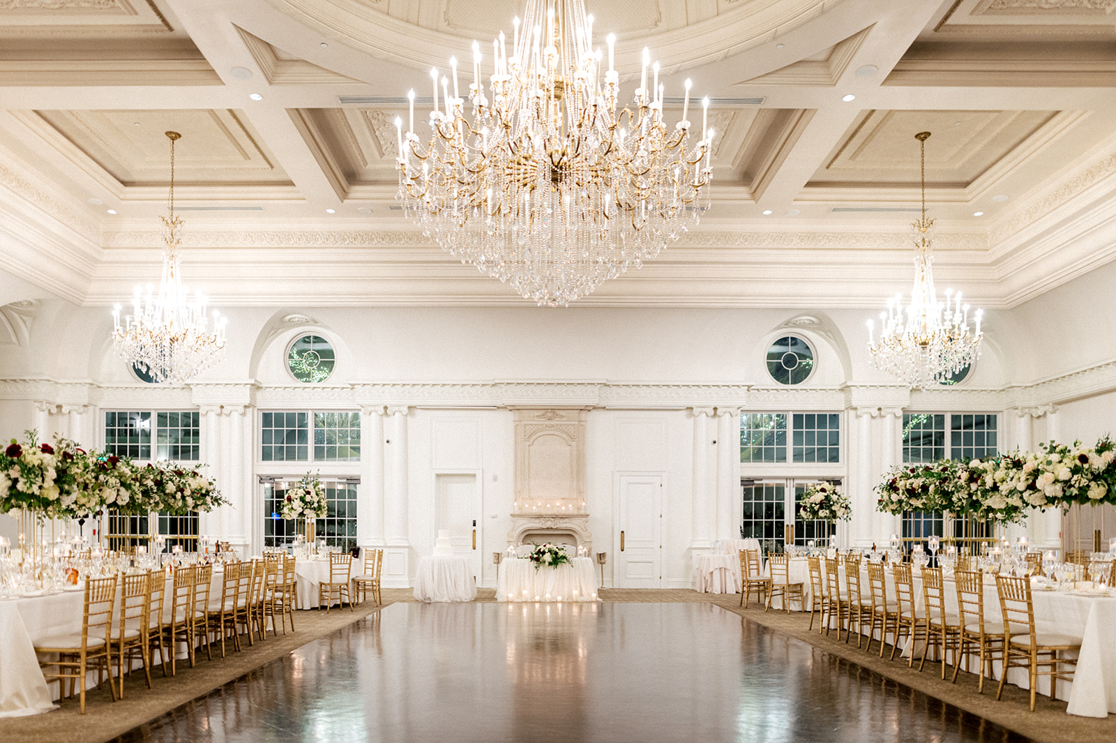 Ballroom at Park Chateau wedding