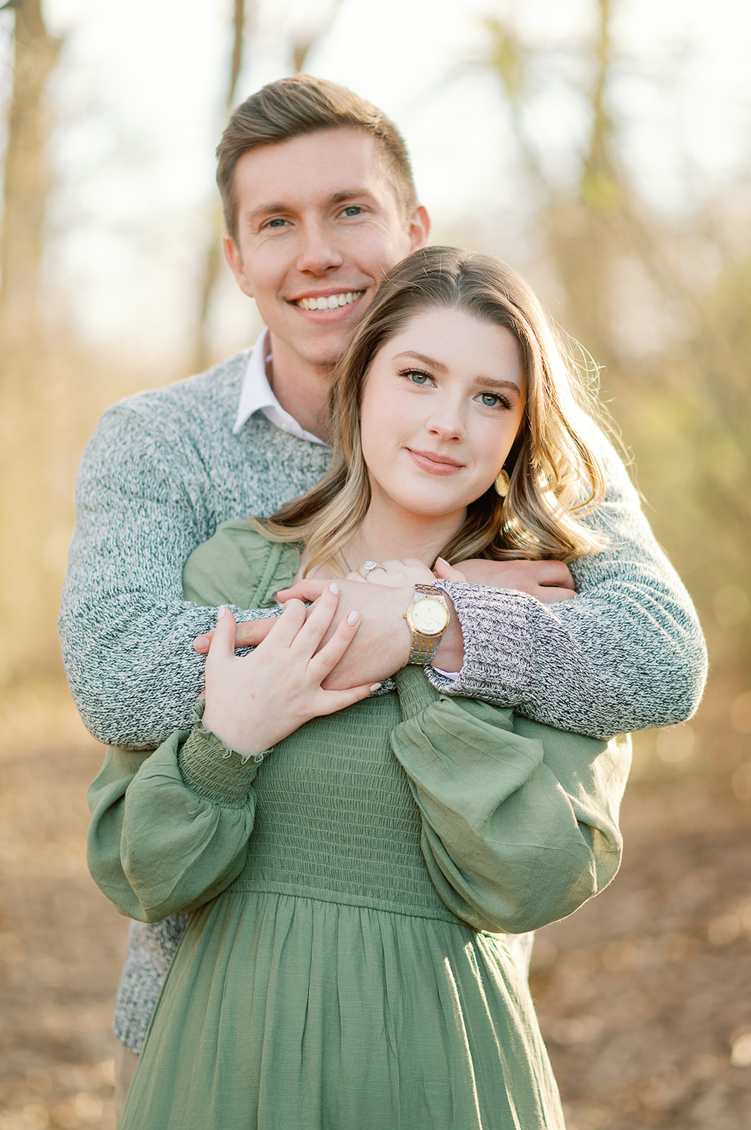 Outdoor engagement pictures in SULPHUR SPRINGS, TX