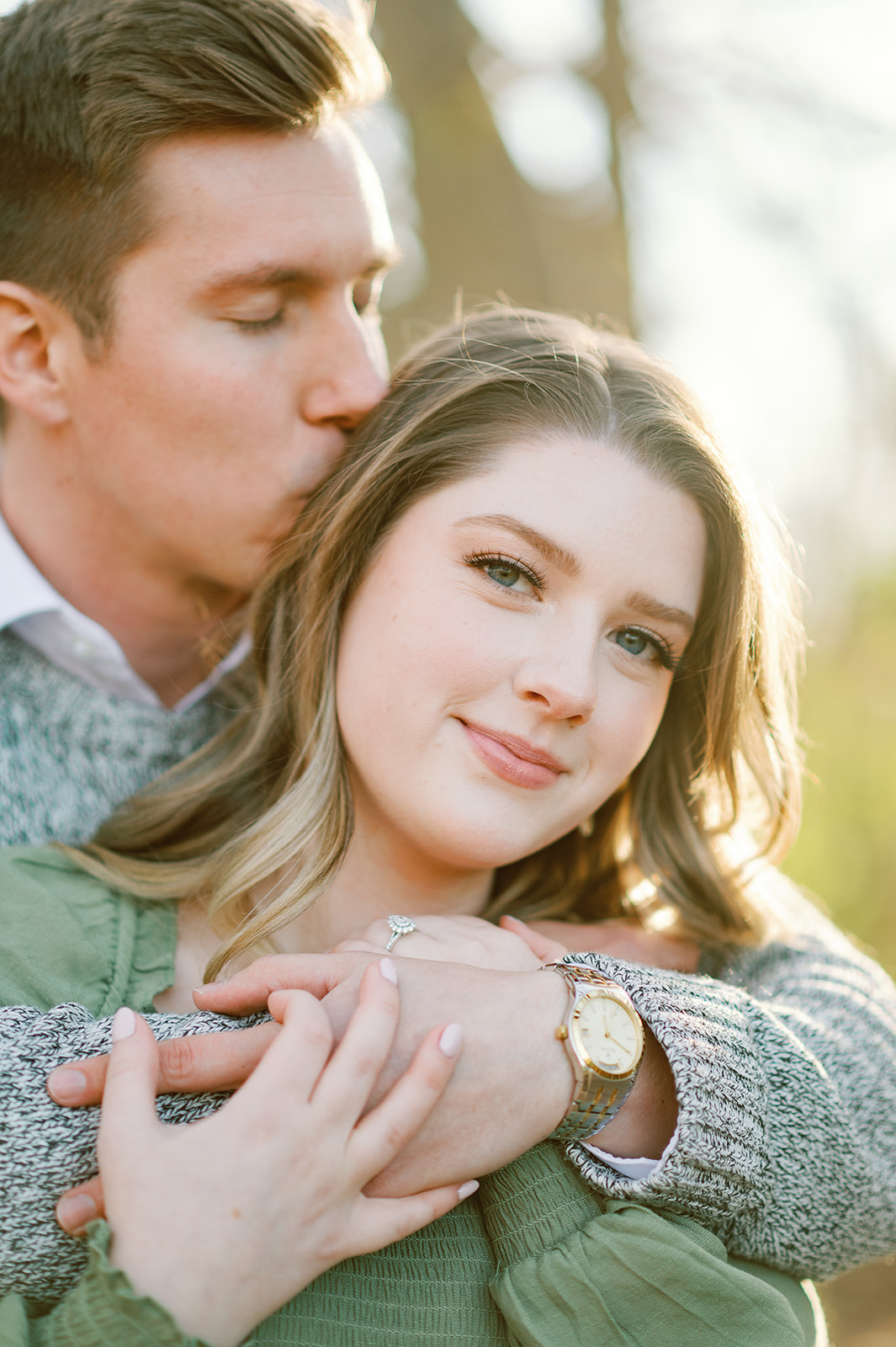 Outdoor engagement pictures in SULPHUR SPRINGS, TX
