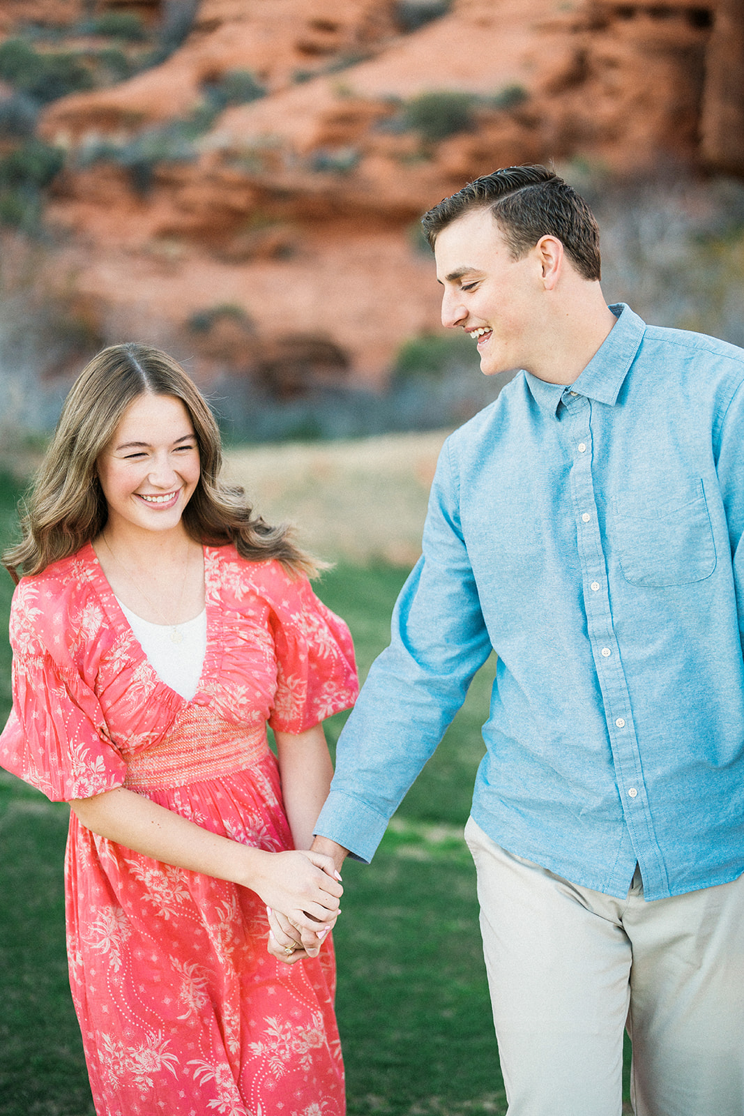 dixie red hills golf course, st george ut engagement session