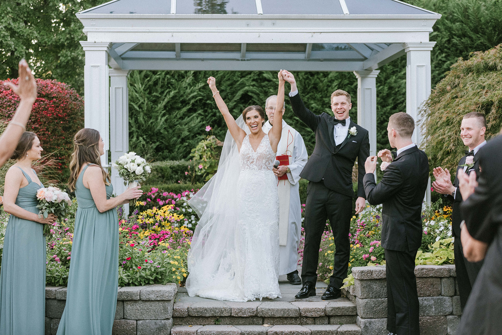 Joyful wedding at The Mill