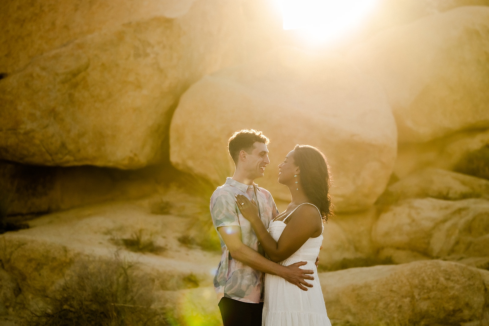 Engagement Session in Joshua Tree National Park. Wedding and Elopement Photographer for Joshua Tree