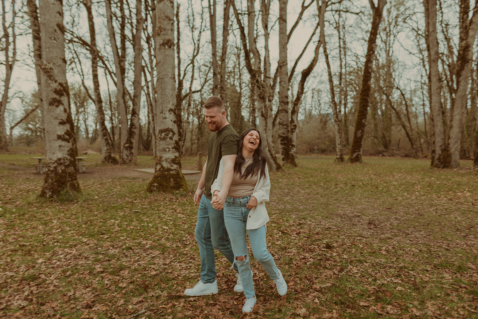 Engagement Photos done at Champoeg State Park in Yamhill County, Oregon