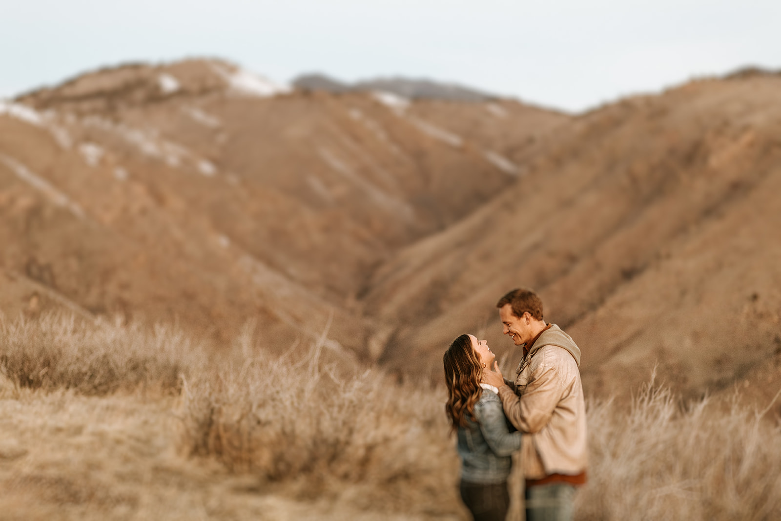 Lookout mountain winter engagement session