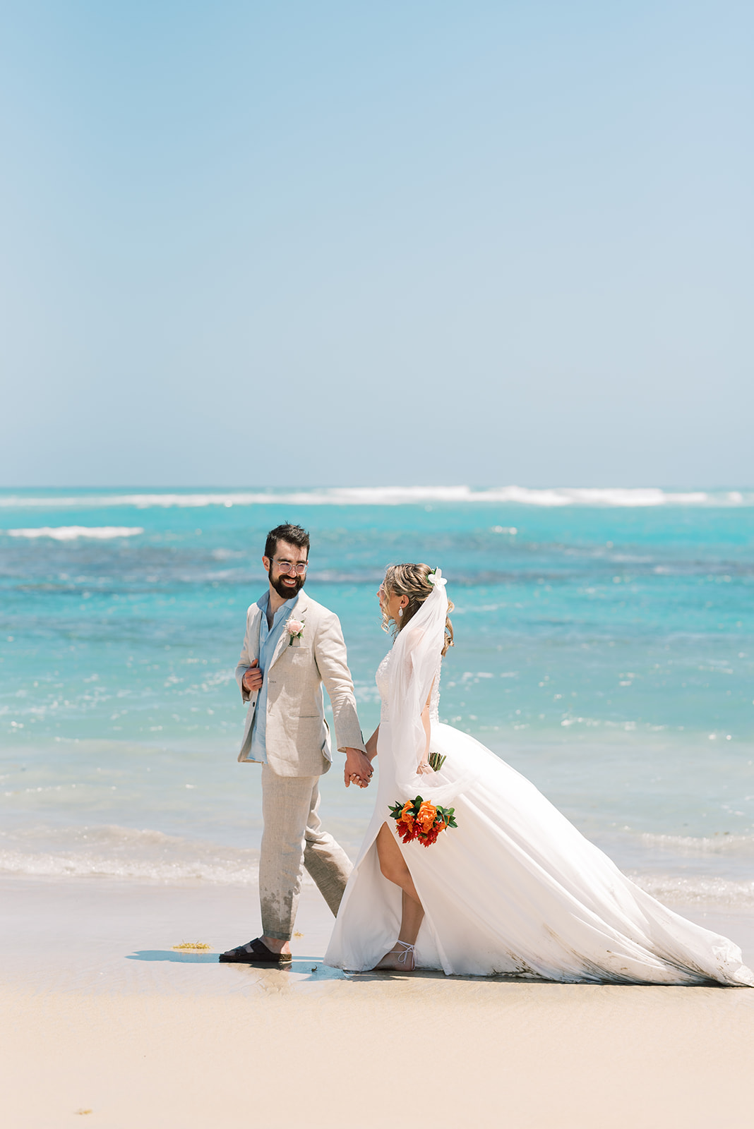 Amanda and Nate intimate beach destination wedding in Punta Cana at Breathless Resort in the Dominican Republic