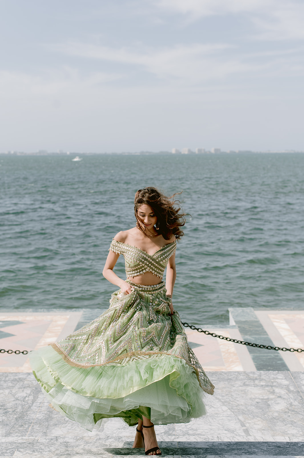 "Ringling Museum engagement session captures the beauty and essence of Indian love"
