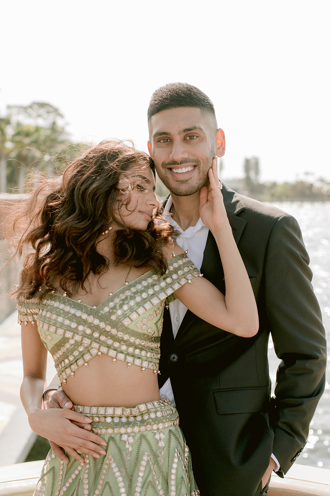 "Ringling Museum engagement shoot captures the beauty and essence of Indian culture and love"

