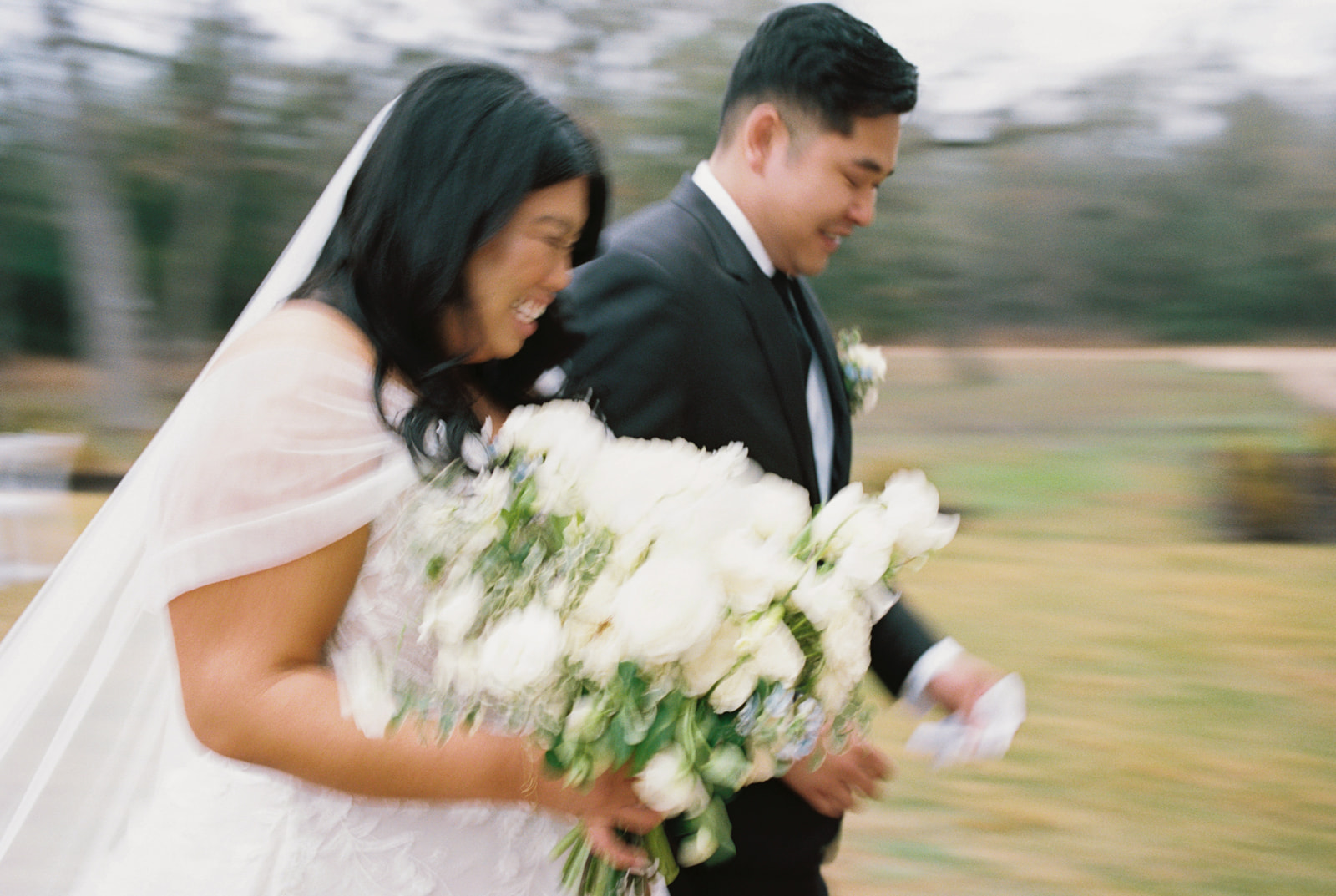This Sweet Couple Got Married at The Grand Lady on a Rainy Winter Day in Austin Texas.
