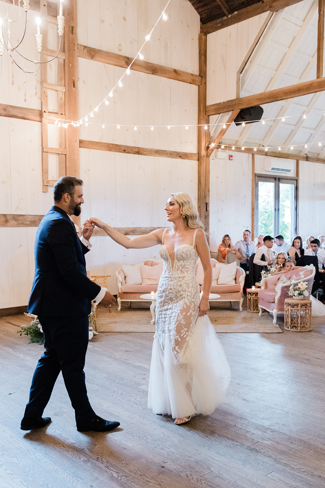 bride first dance at farm to table wedding by jess collins photography