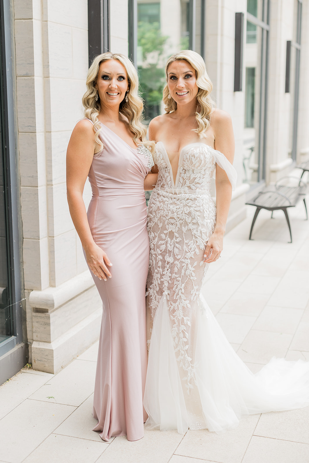 bride maid of honor portrait photo at farm to table wedding by jess collins photography
