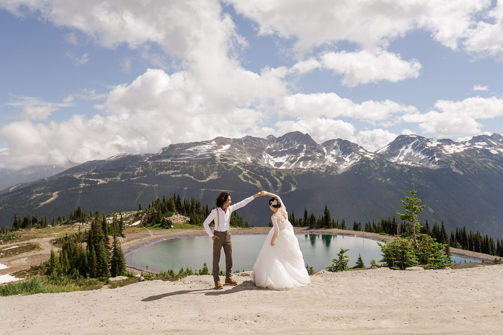 couple engagement photos in Whistler bc